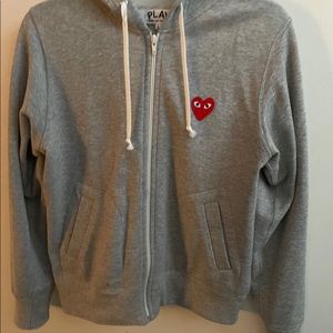 Comme does Garçon zip up hoodie